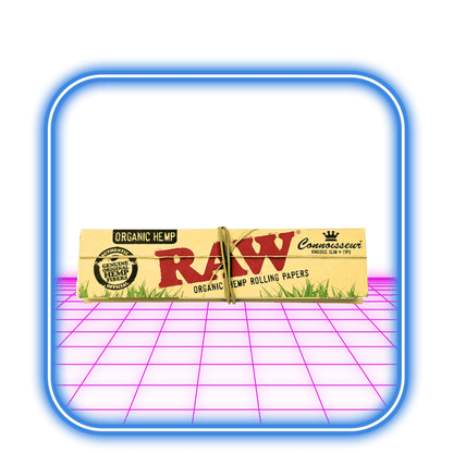 RAW | Connoisseur K.S Slim Organic Hemp Papper + Tips - HiMood.se - RAW