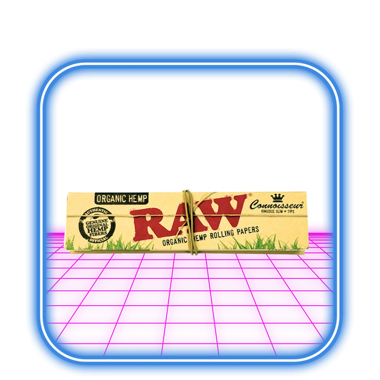 RAW | Connoisseur K.S Slim Organic Hemp Papper + Tips