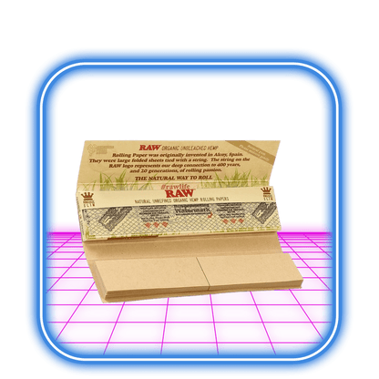 RAW | Connoisseur K.S Slim Organic Hemp Papper + Tips - HiMood.se - RAW