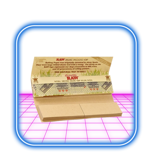 RAW | Connoisseur K.S Slim Organic Hemp Papper + Tips