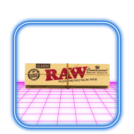 RAW | Connoisseur Kingsize Papper + Prerolled Tips