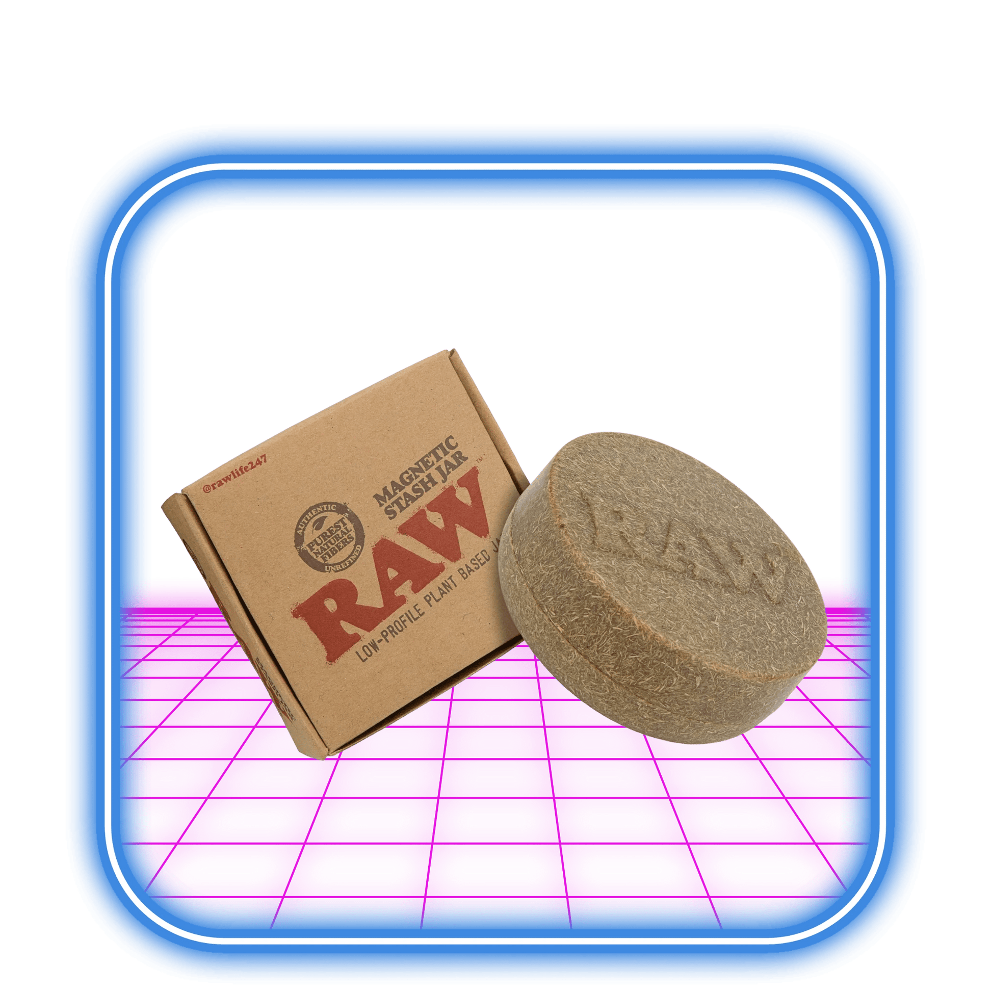 RAW | Magnetisk Stash Burk Silikon - HiMood.se - RAW