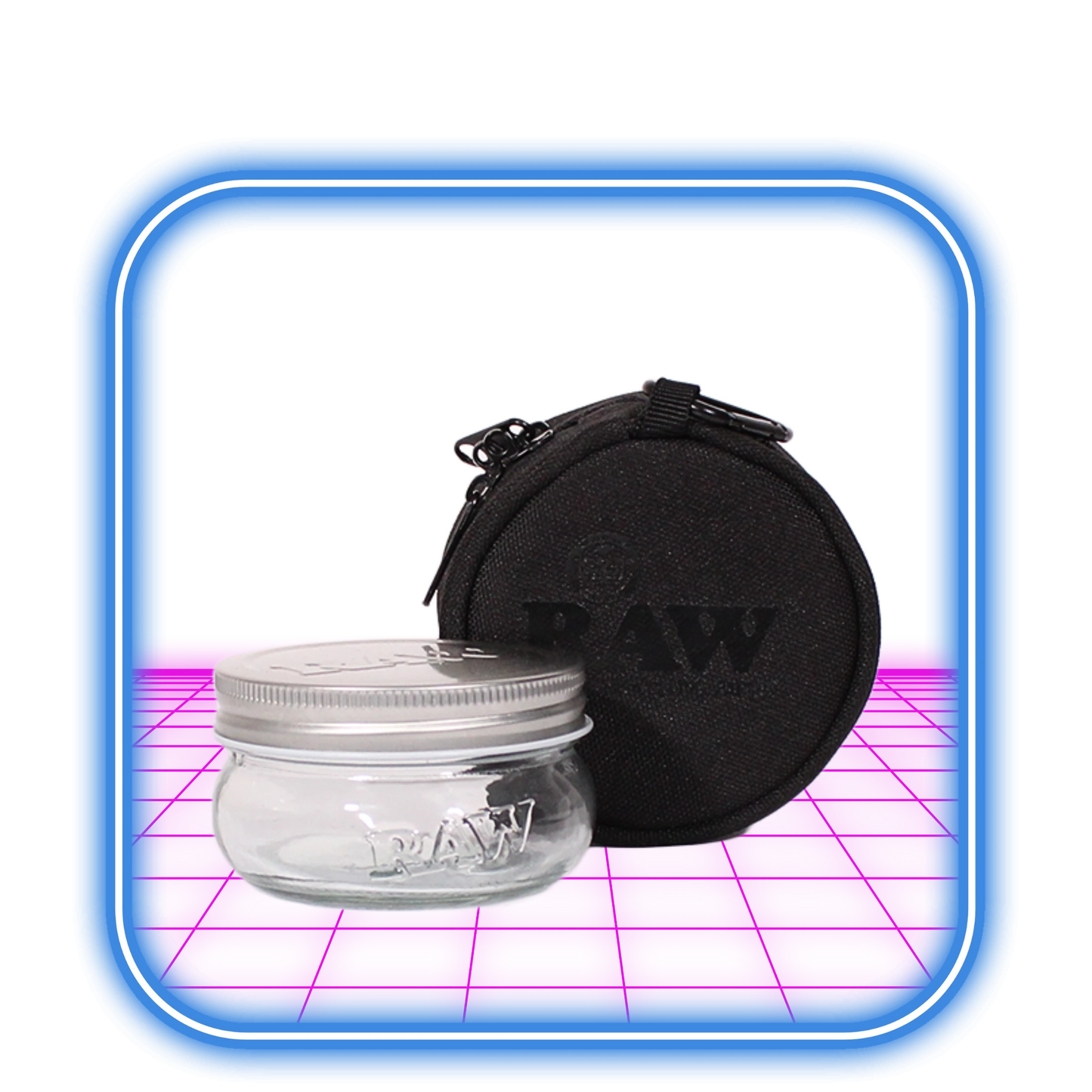RAW | Mason Jar Small & Protective Case 6oz 177ml