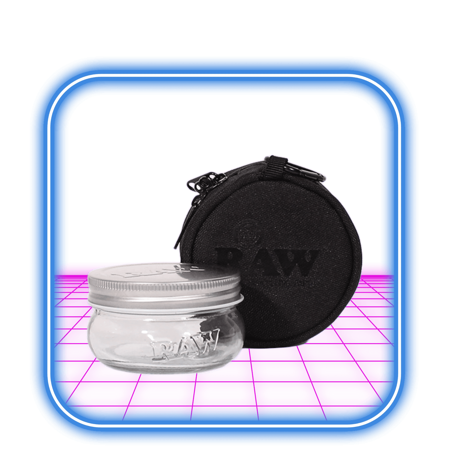 RAW | Mason Jar Small & Protective Case 6oz 177ml - HiMood.se - RAW