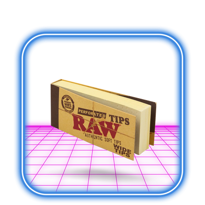 RAW | Perforated Wide Tips (50st)