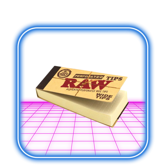 RAW | Perforated Wide Tips (50st)