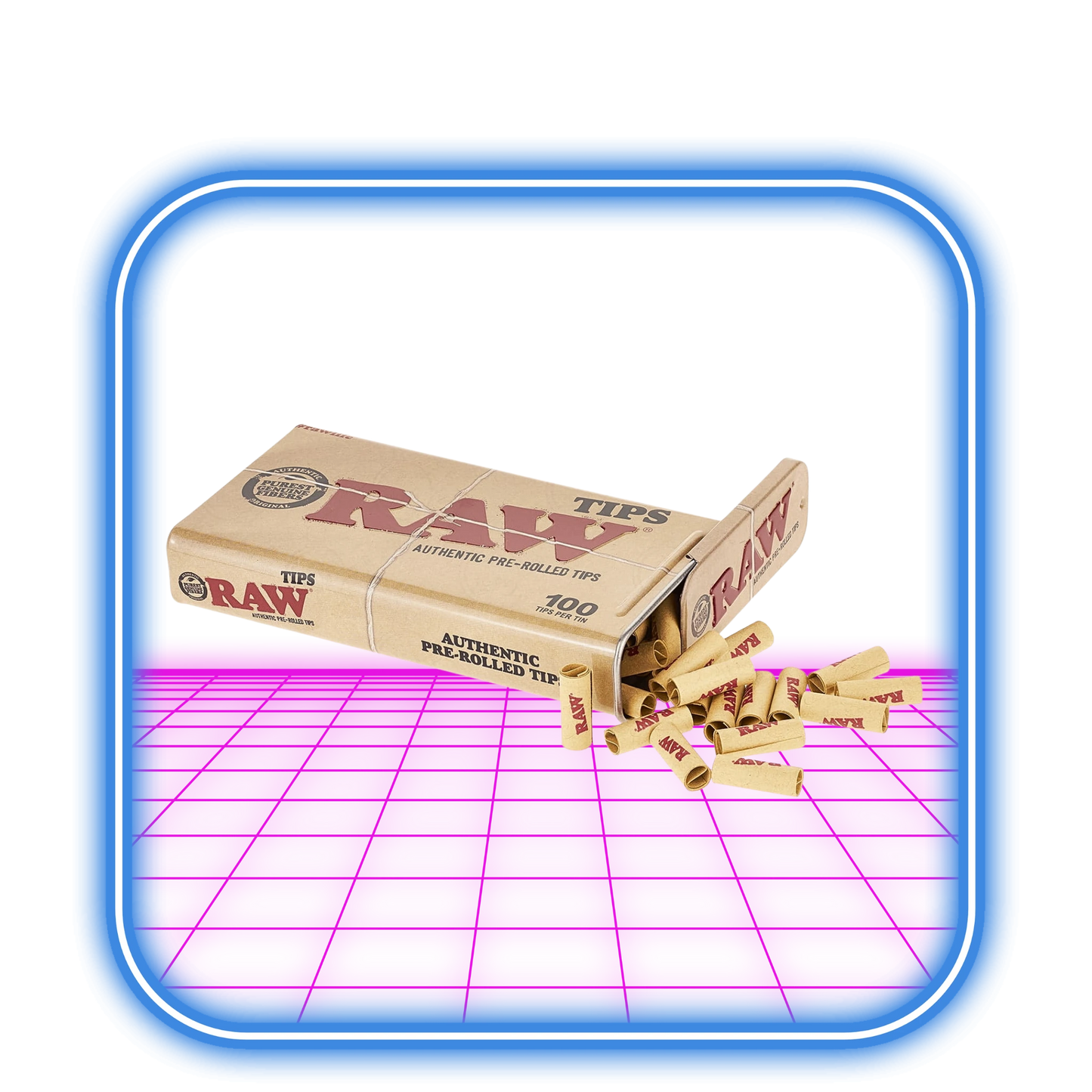 RAW | Unrefined 100 Pre-Rolled Tips