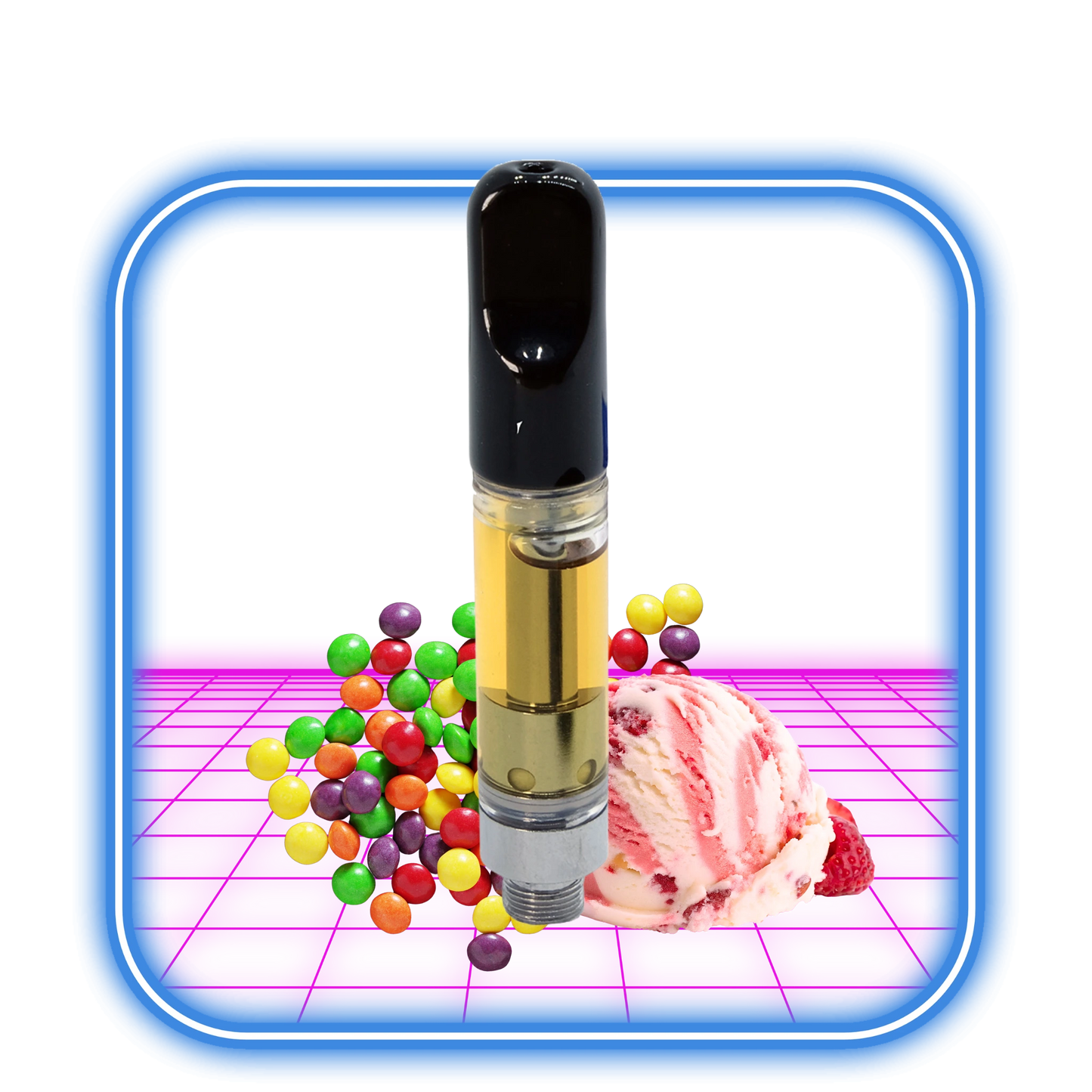 THCA 50% 510 Cartridge | Gruntz (Hybrid) - 1ml Live Resin Destillat