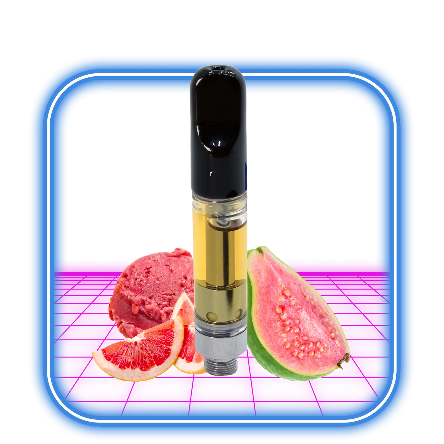 THCA 50% 510 Cartridge | Guava Gelato (Hybrid) - 1ml Live Resin Destillat