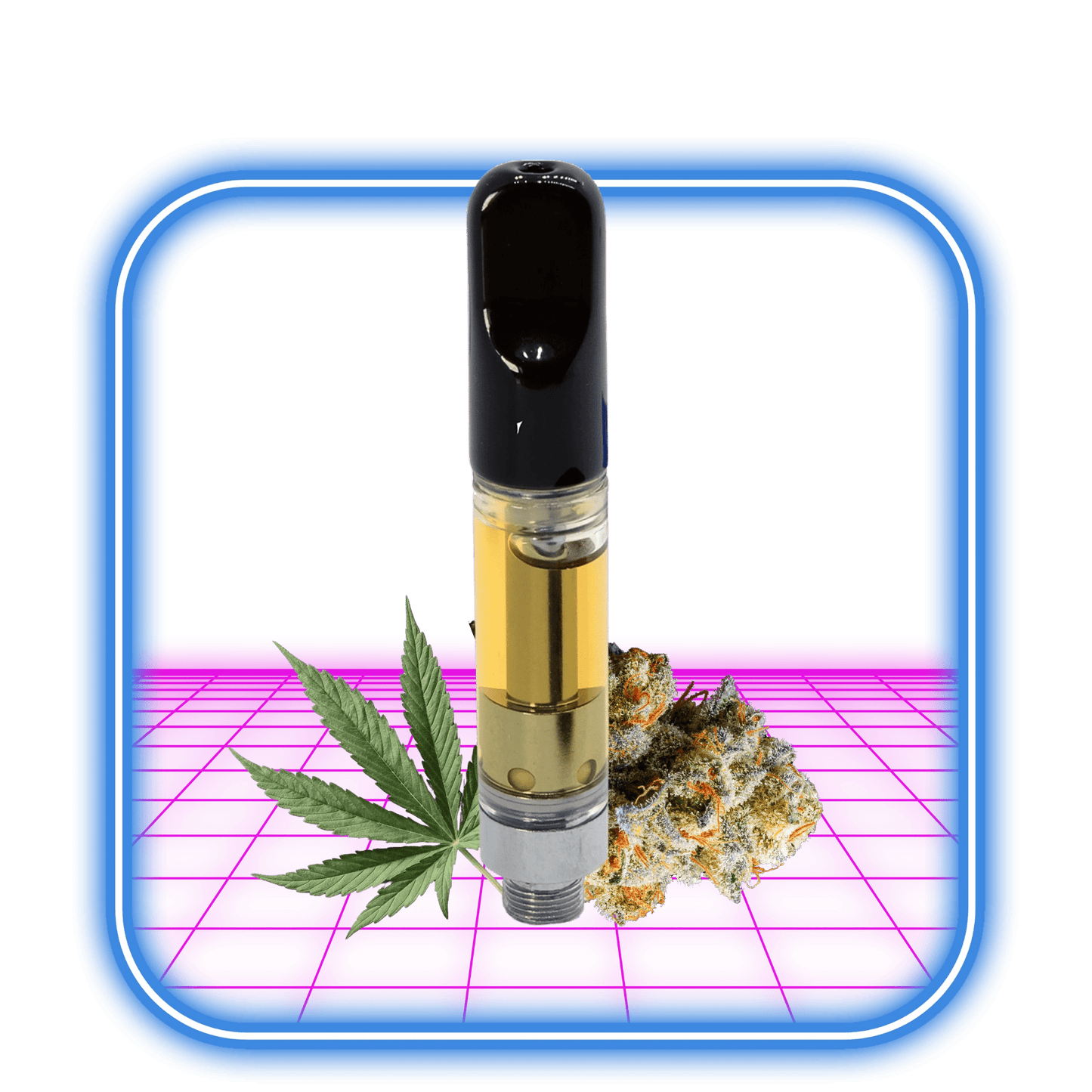 THCA 50% 510 Cartridge | OG Kush (Hybrid) - 1ml Live Resin Destillat - HiMood.se - HiMood