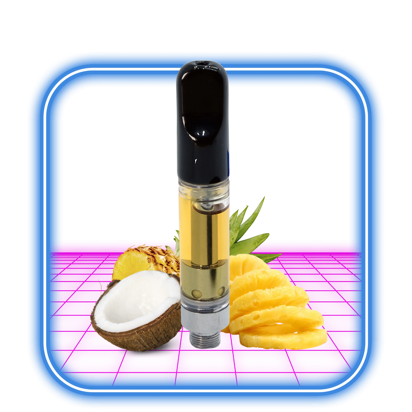 THCA 50% 510 Cartridge | Pina Colada (Sativa) - 1ml Live Resin Destillat