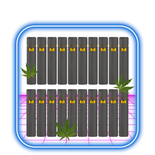 THCA Vape 50% | 2ml Live Resin Destillat - 20pack - SANTA BUNDLE 🎁 - HiMood.se - HiMood