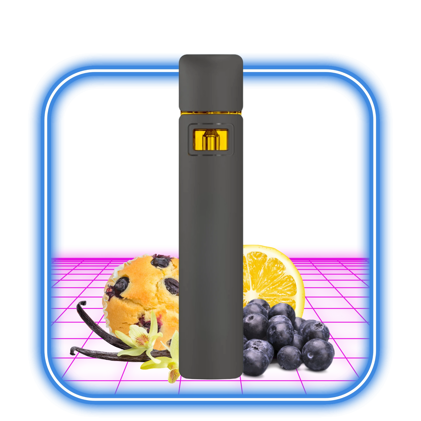 THCA Vape 50% | Blueberry UP (Sativa) - 2ml Live Resin Destillat