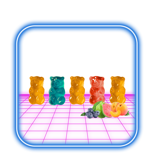 THCB Gummies Godis Fruit Mix 5-pack 25mg st Laglig Cannabis i Sverige