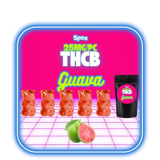 THCB Gummies Guava (5-pack) 25mg/st - Tårtdekoration