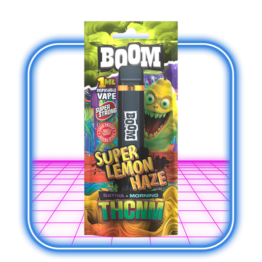 THCNM ACAN Boom Super Lemon Haze Sativa Vape 1ml i Sverige