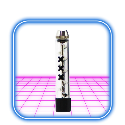 Twist 'n Smoke - Twisted Glass Blunt Silver Amsterdam Special Edition