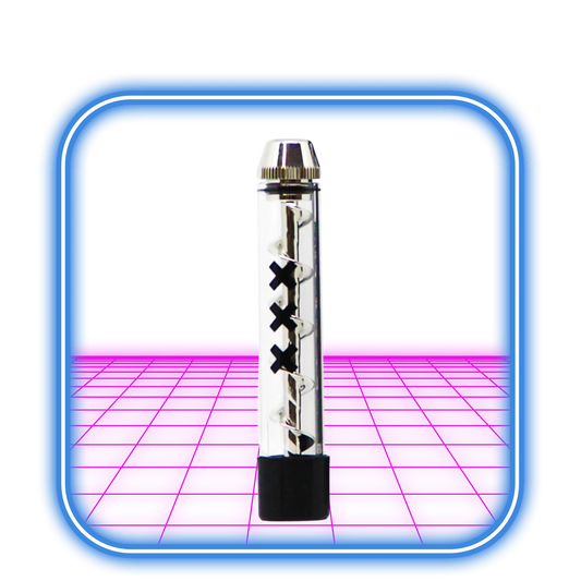 Twist 'n Smoke - Twisted Glass Blunt Silver Amsterdam Special Edition
